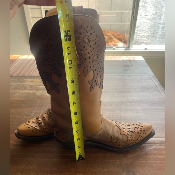 Cavendars old West leather cowgirl boot size 7.5 - Picture 5 of 8
